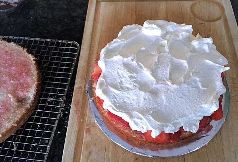 Strawberry And Cream Victoria Sponge Recipe Cuisine Fiend